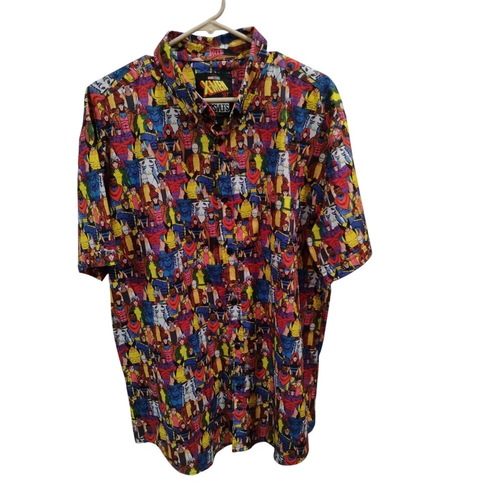 RSVLTS X-Men "Class of '97" KUNUFLEX button-down shirt XL